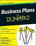 E-Book (epub) Business Plans For Dummies von Paul Tiffany, Steven D, Peterson