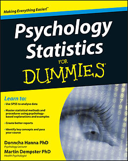 eBook (pdf) Psychology Statistics For Dummies de Donncha Hanna, Martin Dempster