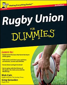 E-Book (pdf) Rugby Union For Dummies von Nick Cain, Greg Growden