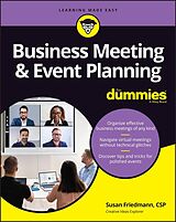 eBook (pdf) Business Meeting &amp; Event Planning For Dummies de Susan Friedmann