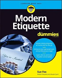 E-Book (epub) Modern Etiquette For Dummies von Sue Fox