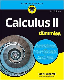 eBook (epub) Calculus II For Dummies de Mark Zegarelli