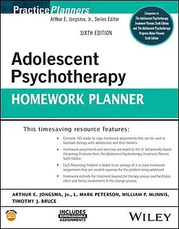 E-Book (epub) Adolescent Psychotherapy Homework Planner von Arthur E. Jongsma, L. Mark Peterson, William P. McInnis