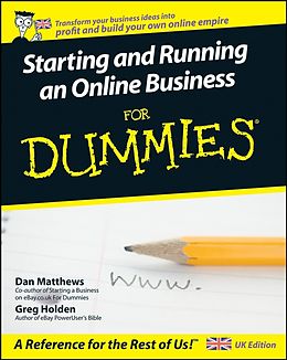 E-Book (epub) Starting and Running an Online Business For Dummies von Dan Matthews, Greg Holden
