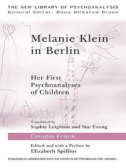 E-Book (pdf) Melanie Klein in Berlin von Claudia Frank