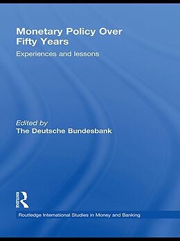 E-Book (epub) Monetary Policy Over Fifty Years von 