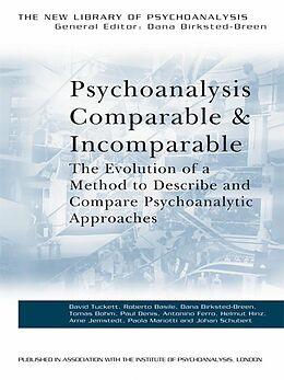 E-Book (epub) Psychoanalysis Comparable and Incomparable von David Tuckett