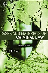 eBook (epub) Cases & Materials on Criminal Law de Mike Molan