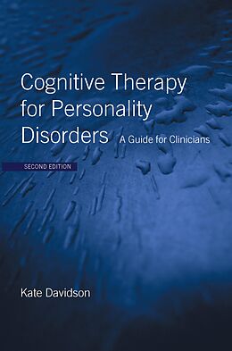 eBook (epub) Cognitive Therapy for Personality Disorders de Kate Davidson