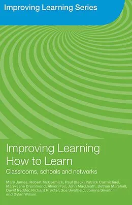 PDF Improving Learning How to Learn von Mary James, Richard Procter, Sue Swaffield