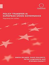 eBook (epub) Policy Transfer in European Union Governance de Simon Bulmer, David Dolowitz, Peter Humphreys