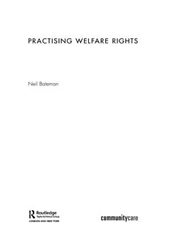 eBook (epub) Practising Welfare Rights de Neil Bateman