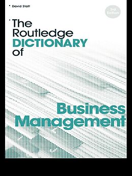 E-Book (epub) The Routledge Dictionary of Business Management von David A. Statt