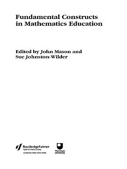 E-Book (pdf) Fundamental Constructs in Mathematics Education von 