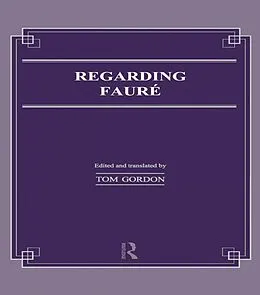 E-Book (pdf) Regarding Faure von Tom Gordon