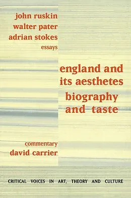 ePUB England and its Aesthetes von David Carrier