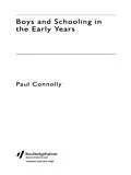 ePUB Boys and Schooling in the Early Years von Paul Connolly