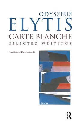 E-Book (pdf) Carte Blanche von Odysseas Elytes, David Connolly