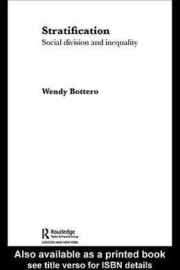E-Book (epub) Stratification von Wendy Bottero