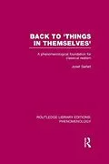 E-Book (pdf) Back to 'Things in Themselves' von Josef Seifert