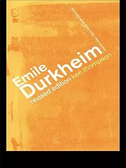 E-Book (epub) Emile Durkheim von Kenneth Thompson