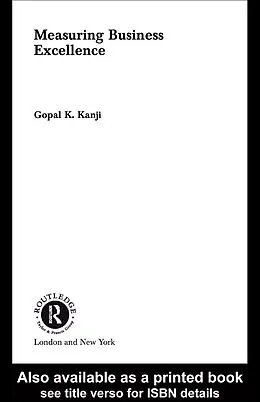 E-Book (epub) Measuring Business Excellence von Gopal K. Kanji