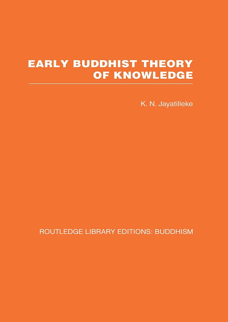 Early Buddhist Theory of Knowledge