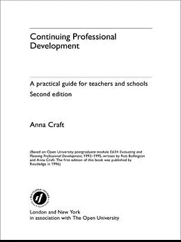 E-Book (pdf) Continuing Professional Development von Anna Craft