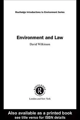 PDF Environment and Law von David Wilkinson