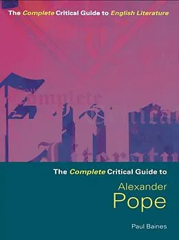 E-Book (pdf) Alexander Pope von Paul Baines