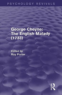 eBook (pdf) George Cheyne: The English Malady (1733) (Psychology Revivals) de 