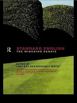 E-Book (epub) Standard English von Tony Bex, Richard J. Watts