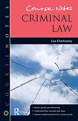 eBook (epub) Course Notes: Criminal Law de Lisa Cherkassky