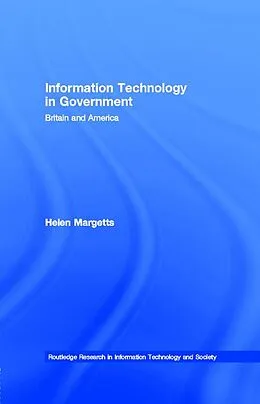 E-Book (epub) Information Technology in Government von Helen Margetts