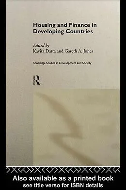 PDF Housing and Finance in Developing Countries von Kavita Datta, Gareth Jones