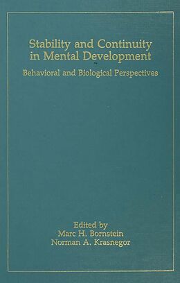 E-Book (pdf) Stability and Continuity in Mental Development von 