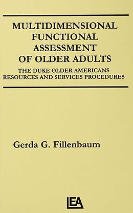 eBook (pdf) Multidimensional Functional Assessment of Older Adults de Gerda G. Fillenbaum