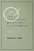 E-Book (pdf) A Symbolic and Connectionist Approach To Legal Information Retrieval von Daniel E. Rose