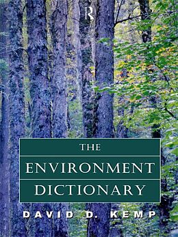 E-Book (epub) The Environment Dictionary von David Kemp