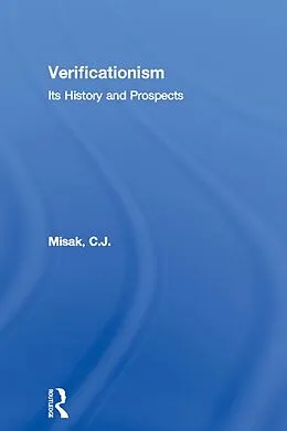 E-Book (epub) Verificationism von C. J. Misak