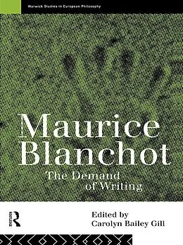 E-Book (epub) Maurice Blanchot von 