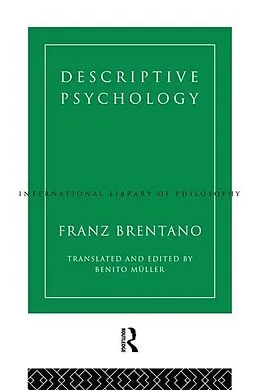 ePUB Descriptive Psychology von Franz Brentano