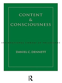 E-Book (epub) Content and Consciousness von Daniel C. Dennett