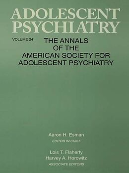 eBook (pdf) Adolescent Psychiatry, V. 24 de 