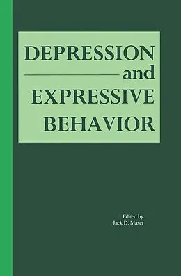 E-Book (pdf) Depression and Expressive Behavior von Jack D. Maser