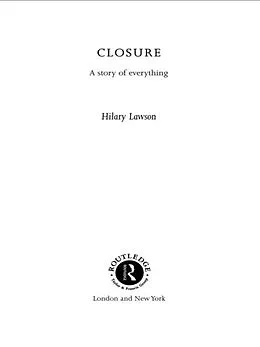 E-Book (epub) Closure von Hilary Lawson