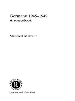 E-Book (pdf) Germany 1945-1949 von Manfred Malzahn