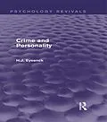 E-Book (epub) Crime and Personality (Psychology Revivals) von H. J. Eysenck