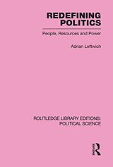 eBook (epub) Redefining Politics de Adrian Leftwich