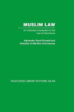 eBook (epub) Muslim Law de Alexander David Russell